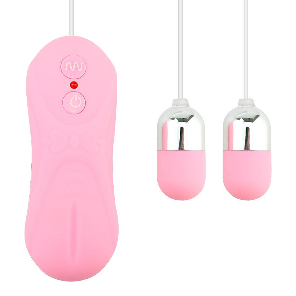 Dual Vibrating Mini Bullet Vibrator with Remote, 16 Function