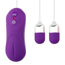 Load image into Gallery viewer, Dual Vibrating Mini Bullet Vibrator with Remote, 16 Function