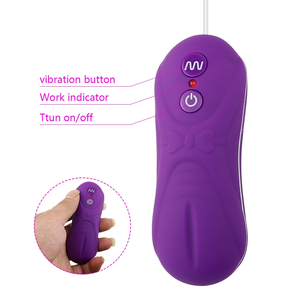 Dual Vibrating Mini Bullet Vibrator with Remote, 16 Function