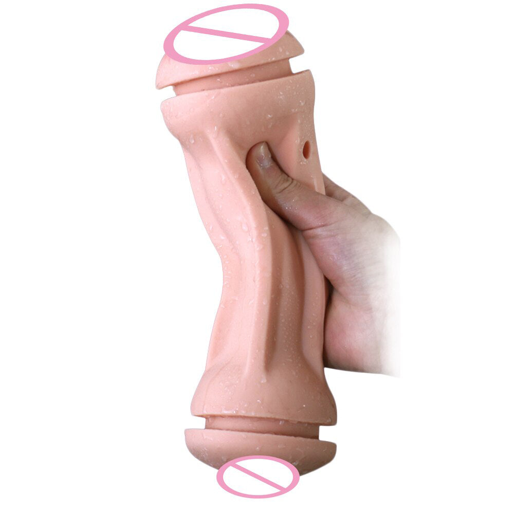 Automatic Rechargeable Voice Dual Channel Masturbator, (Vagina + Mouth), 8 Function