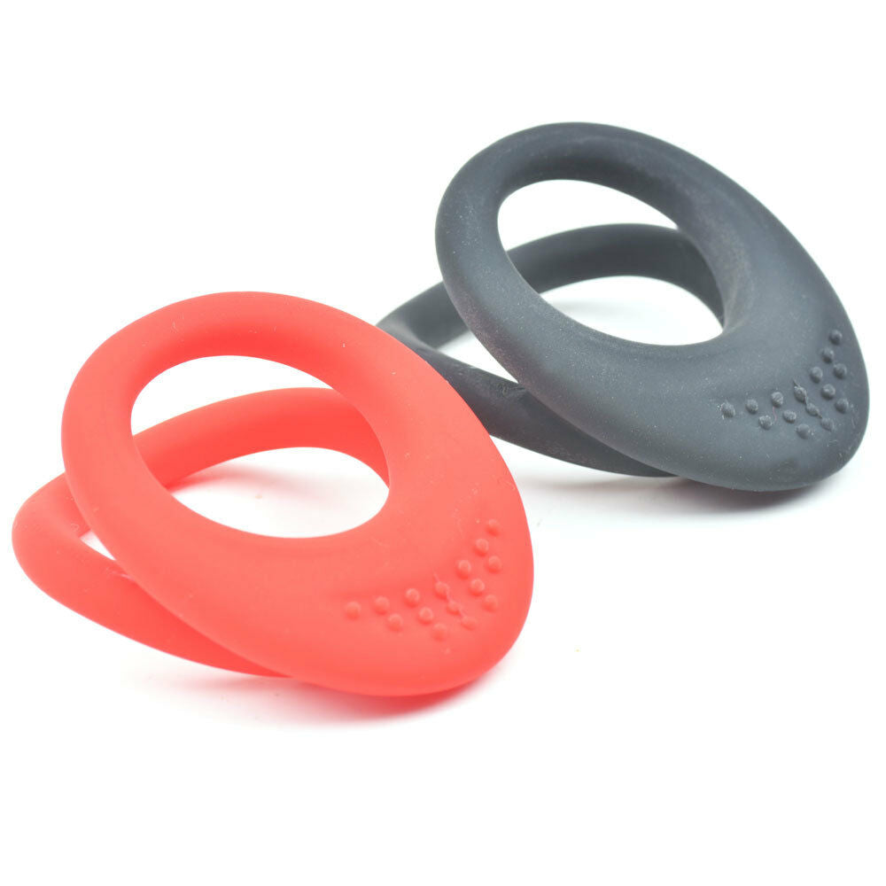 Silicone Dual Cock Ring