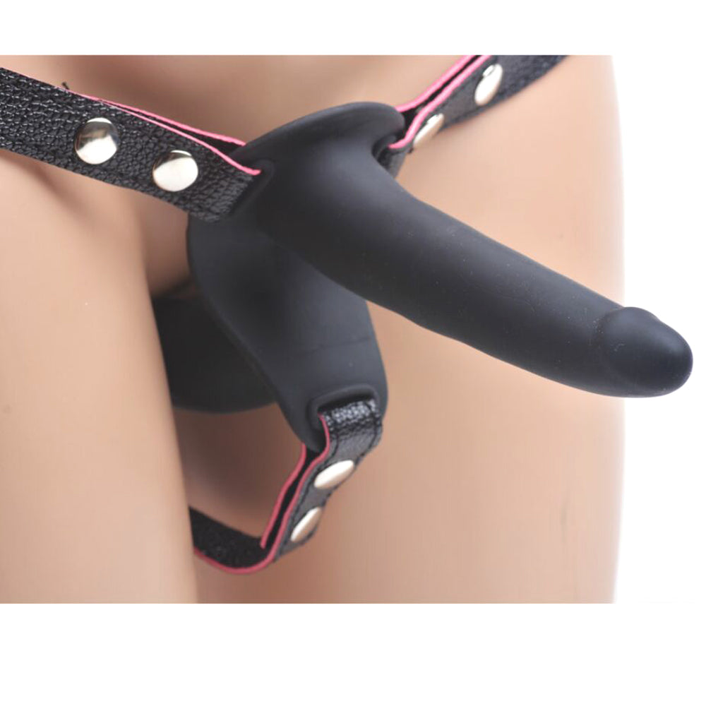 Silicone Dual Penis Strap-On, 5.3 inch