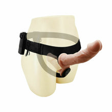Load image into Gallery viewer, Reastic Vibrating Dual Penis Strap-On, 6.75 inch
