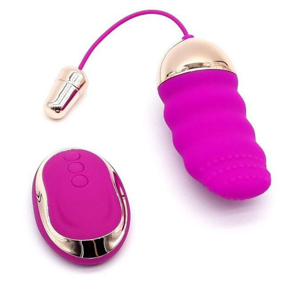 LX II Vibrating Love Egg Vibrator with Remote, 10 Function