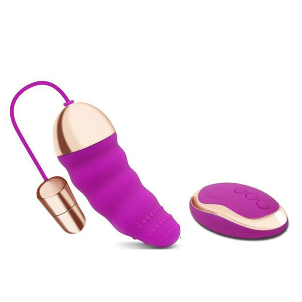 LX II Vibrating Love Egg Vibrator with Remote, 10 Function