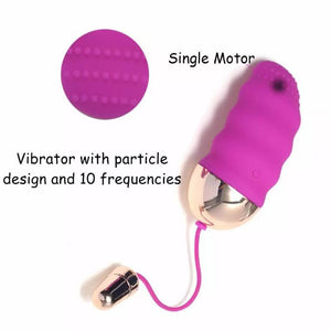 LX II Vibrating Love Egg Vibrator with Remote, 10 Function
