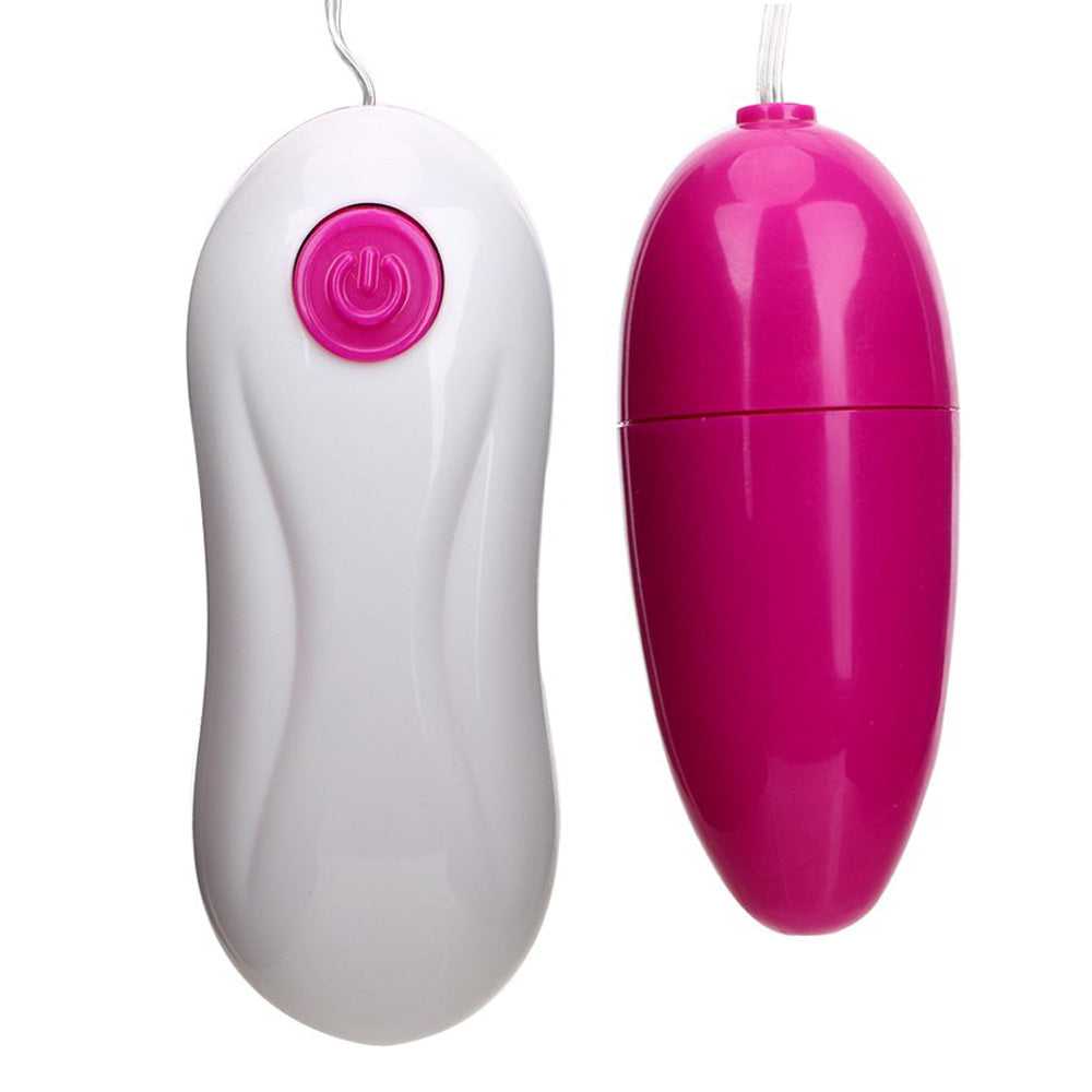 Wired Vibrating Egg with Remote, 12 Function