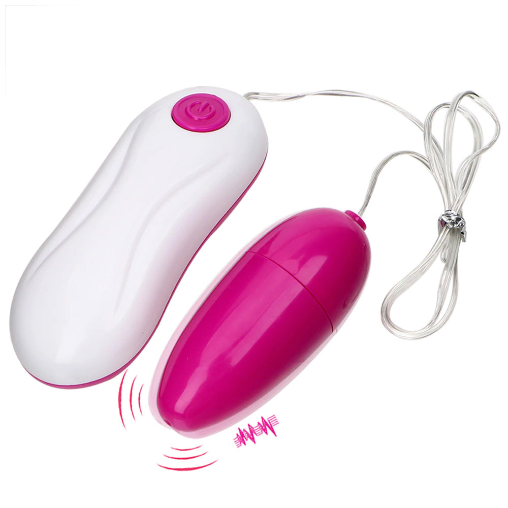 Wired Vibrating Egg with Remote, 12 Function