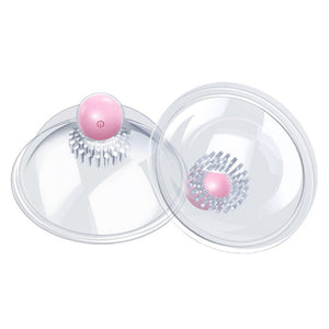 Rechargeable Vibrating Nipple Sucker Cups with Remote, 5 Function