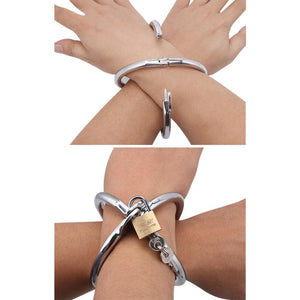 Ellipse Crossover Steel Handcuffs