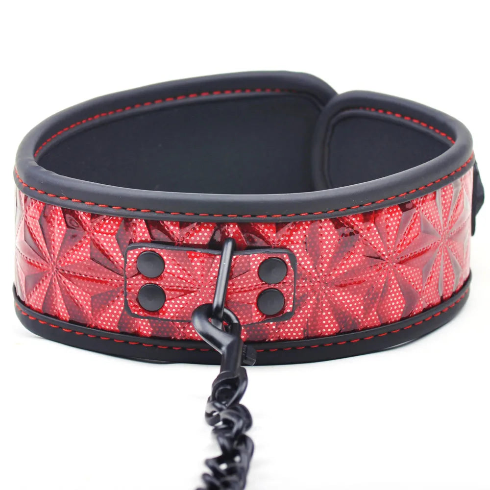 Embossed Collar and Leash (E)