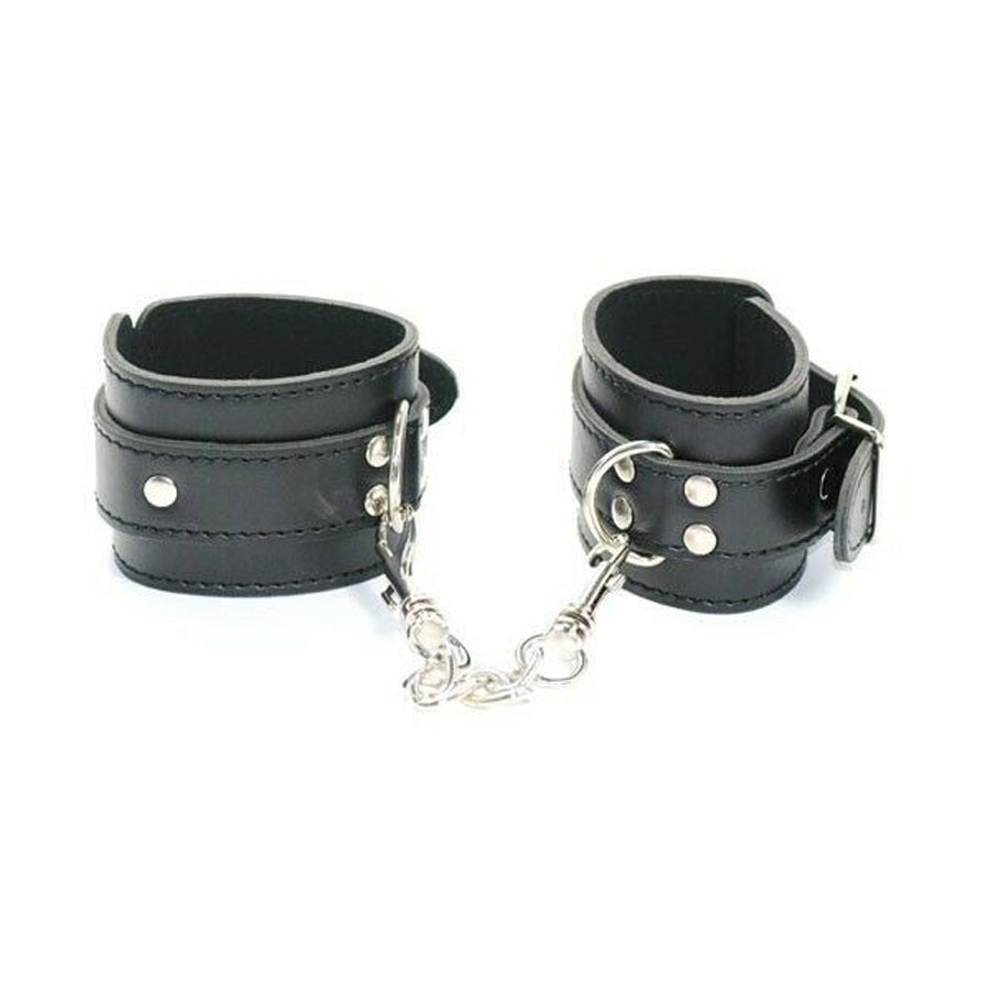 Faux Leather Handcuffs