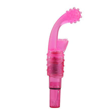 Load image into Gallery viewer, Pocket Rocket Vibrator with Curved G-Spot &amp; Clitoral Stimulating Attachment