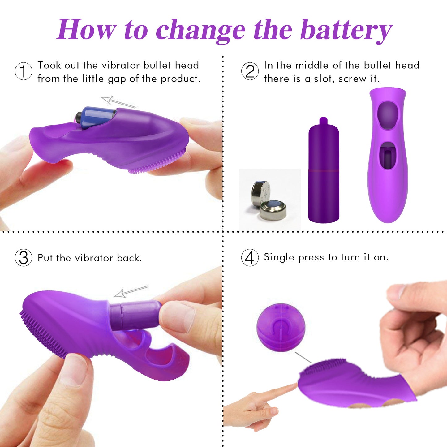 Finger Vibrator (Removable Vibrator)