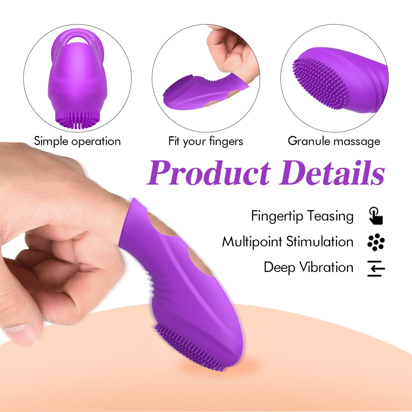 Finger Vibrator (Removable Vibrator)