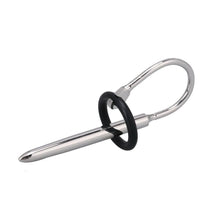 Load image into Gallery viewer, Stainless Steel Penis Plug with Silicone Rings Style G
