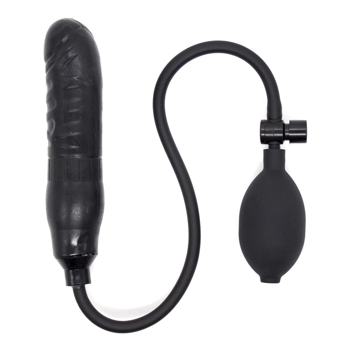 Inflatable Pump and Play Dildo, 5.5 inch