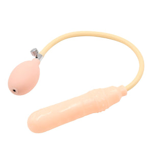Inflatable Pump and Play Dildo, 5.5 inch