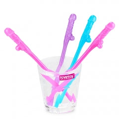 Lovetoy Original Willy Straws – Pack of 9