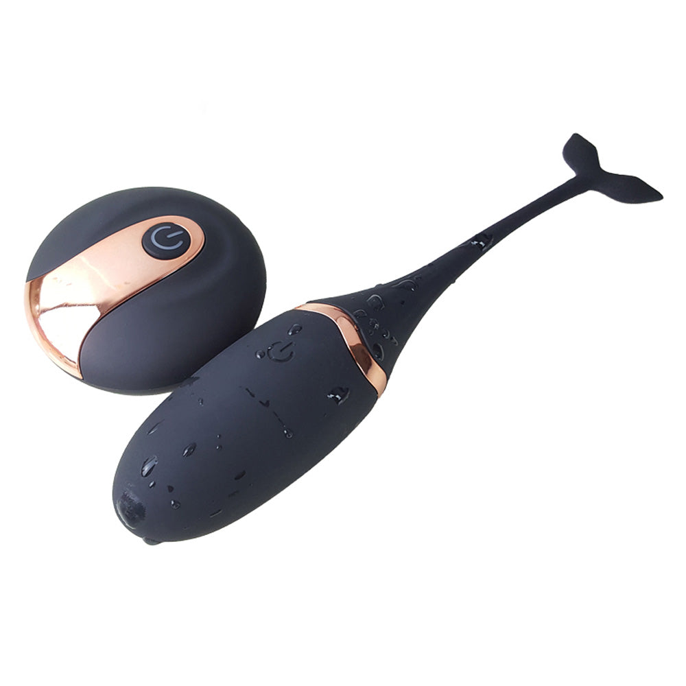 Fish Tail Vibrating Egg with Wireless Remote, 10 Speed