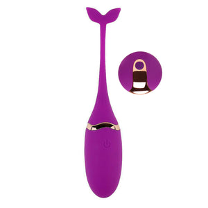 Fish Tail Vibrating Egg with Wireless Remote, 10 Speed