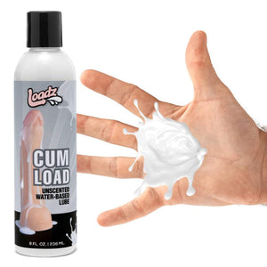 Loadz Cum Load Unscented Water-Based Semen Body Glide, 8 oz