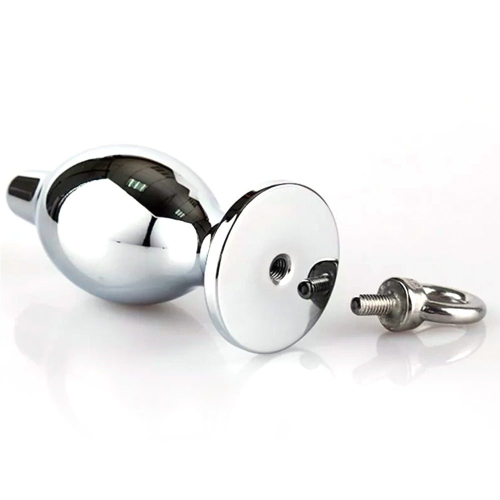 Weighted Butt Plug with Removable Pull Ring honeypleasures Weighted Butt Plug with Removable Pull Ring honeypleasures