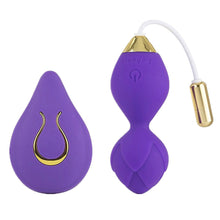 Load image into Gallery viewer, Vibrating Flower Love Egg Vibrator with Remote, 10 Function
