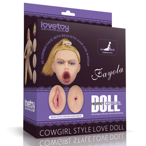 Lovetoy Cowgirl Style Love Doll (Blonde)