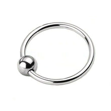 Load image into Gallery viewer, Stainless Steel Single Ball Penis Ring (Multiple Sizes)