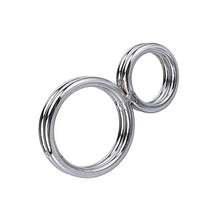 Load image into Gallery viewer, Stainless Steel Dual Double Cock Ring