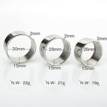 Load image into Gallery viewer, Stainless Steel A Penis Ring (Multiple Sizes)