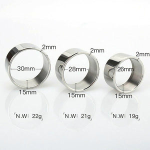 Stainless Steel A Penis Ring (Multiple Sizes)