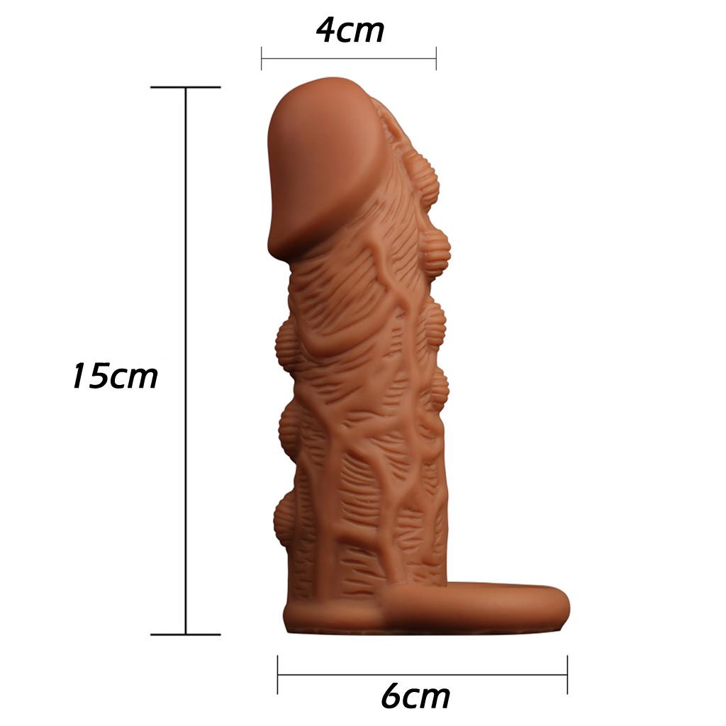 Bumpy Goodness Penis Extension Sleeve with Ball Loop