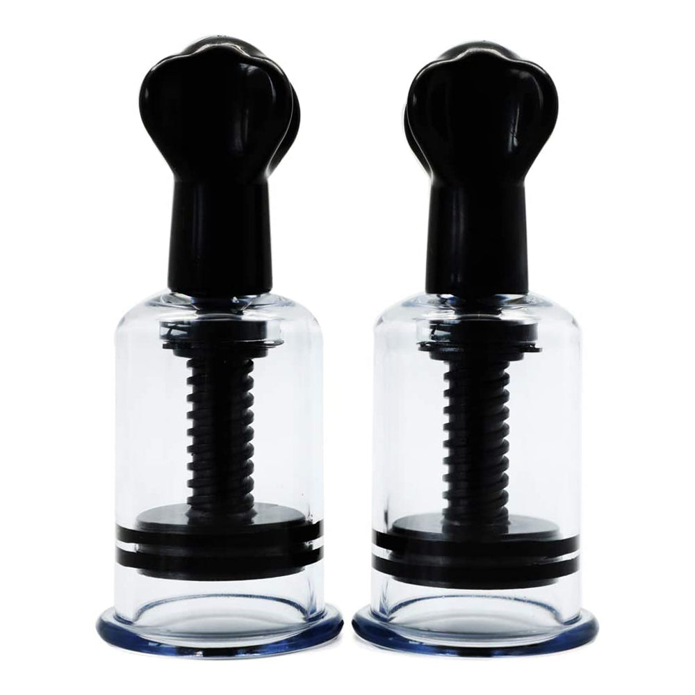 Twist Clit & Nipple Suckers Black (multiple sizes/sets)