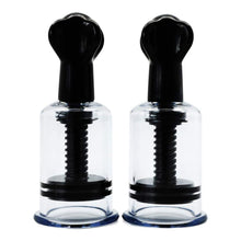 Load image into Gallery viewer, Twist Clit &amp; Nipple Suckers Black (multiple sizes/sets)