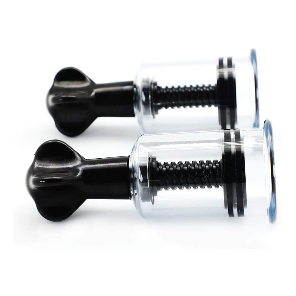 Twist Clit & Nipple Suckers Black (multiple sizes/sets)