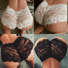 Load image into Gallery viewer, Floral Lace Boyshort Panty
