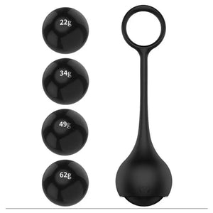 Stronger Glans Trainer Weighted Cock Ring, 5pc (Weight/Dumbells)