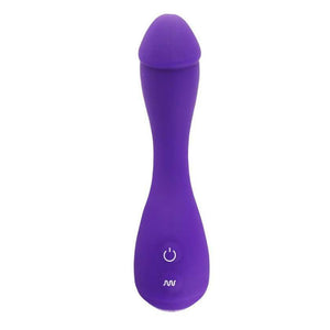 Penis Shaped L.E.D Vibrator 6 inch, 10 Function