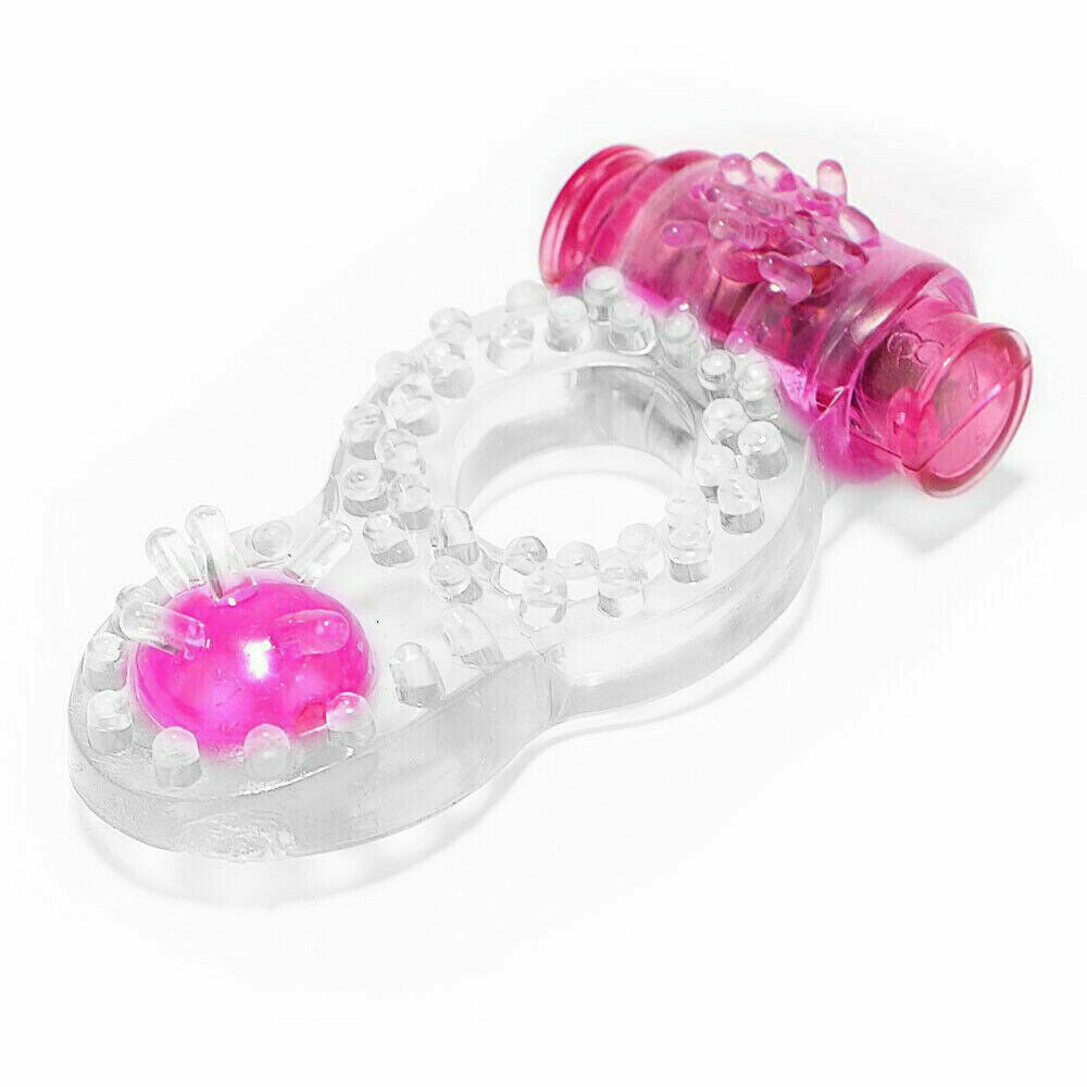 Vibrating Double Trouble Penis Ring