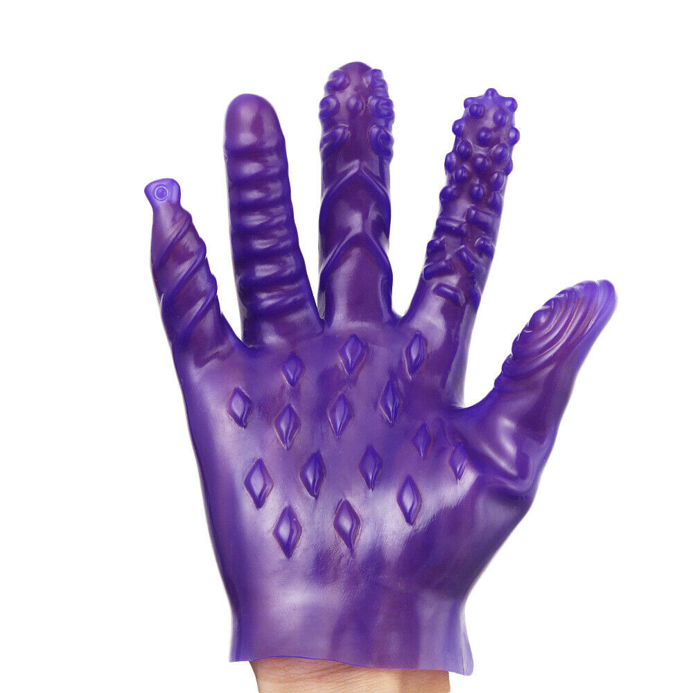 Finger Textured Mastubating Glove (6 Stimulating Textures)