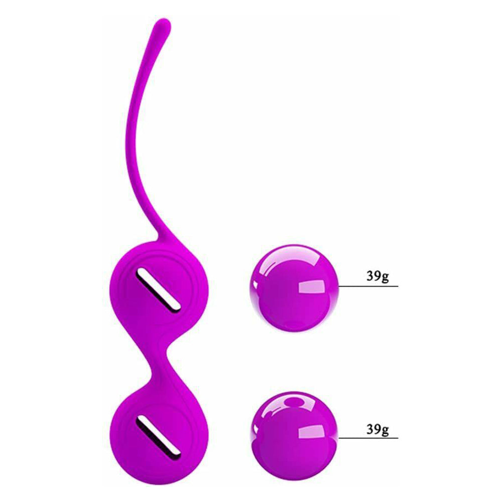 Silicone Kegel Balls, 39g each