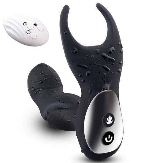 Remote Control Prostate Massager & Penis Ring Combo