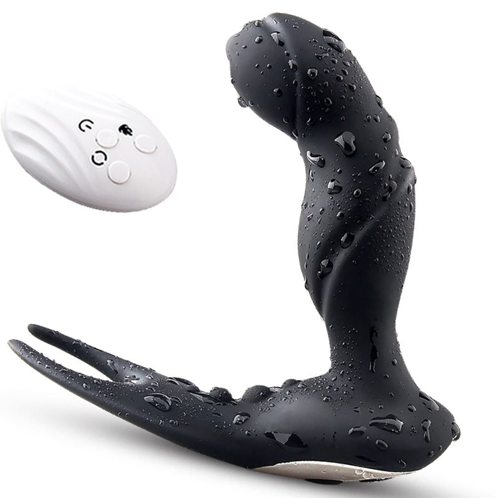 Remote Control Prostate Massager & Penis Ring Combo