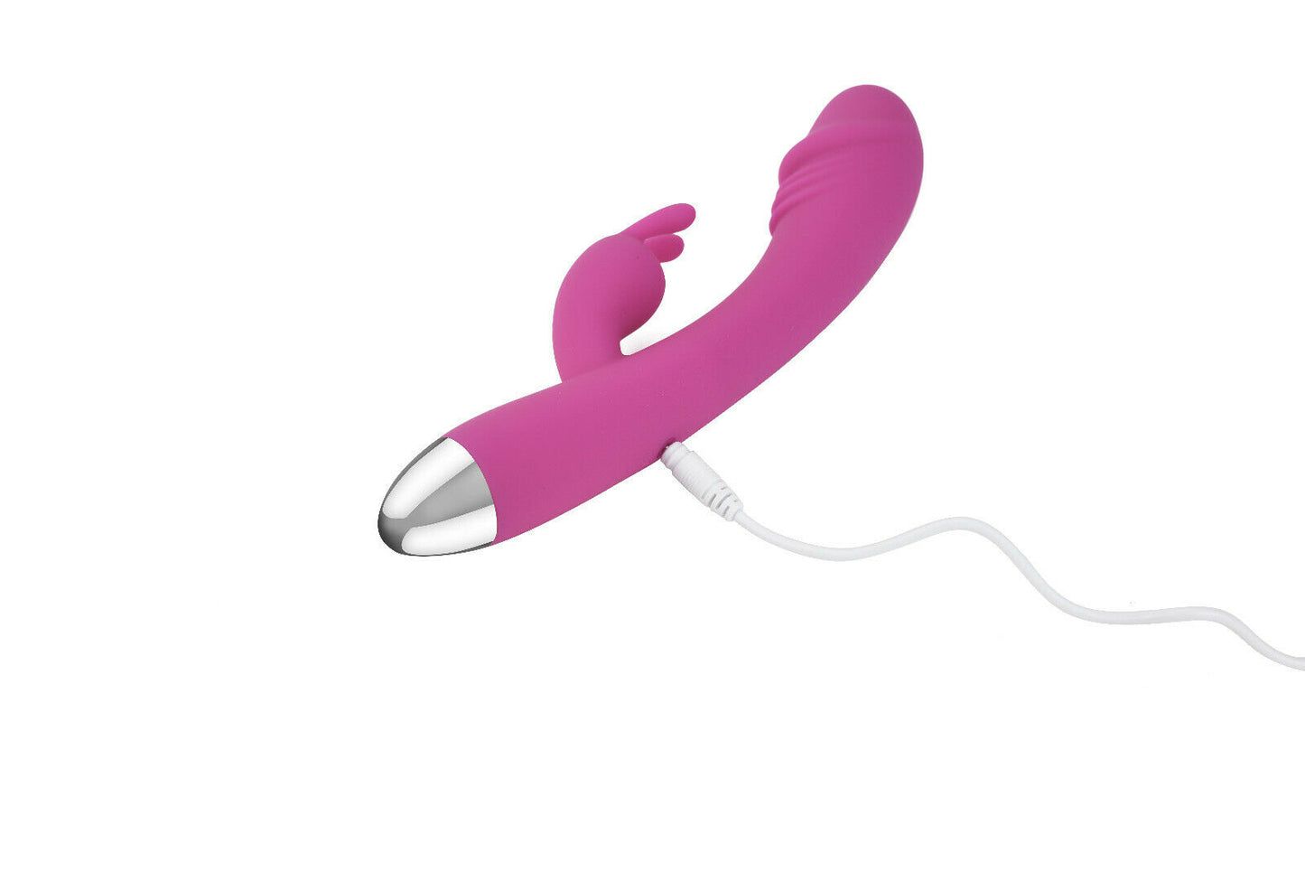 Realistic Curved Penis Rabbit Vibrator, 8 Function