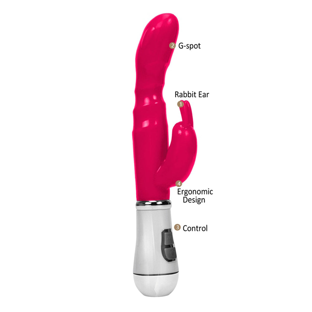 Smooth Rechargeable Rabbit Dildo 12 Function