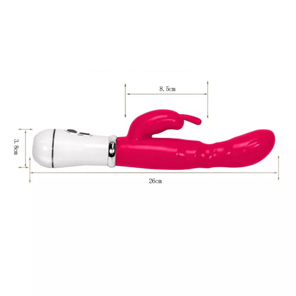 Smooth Rechargeable Rabbit Dildo 12 Function