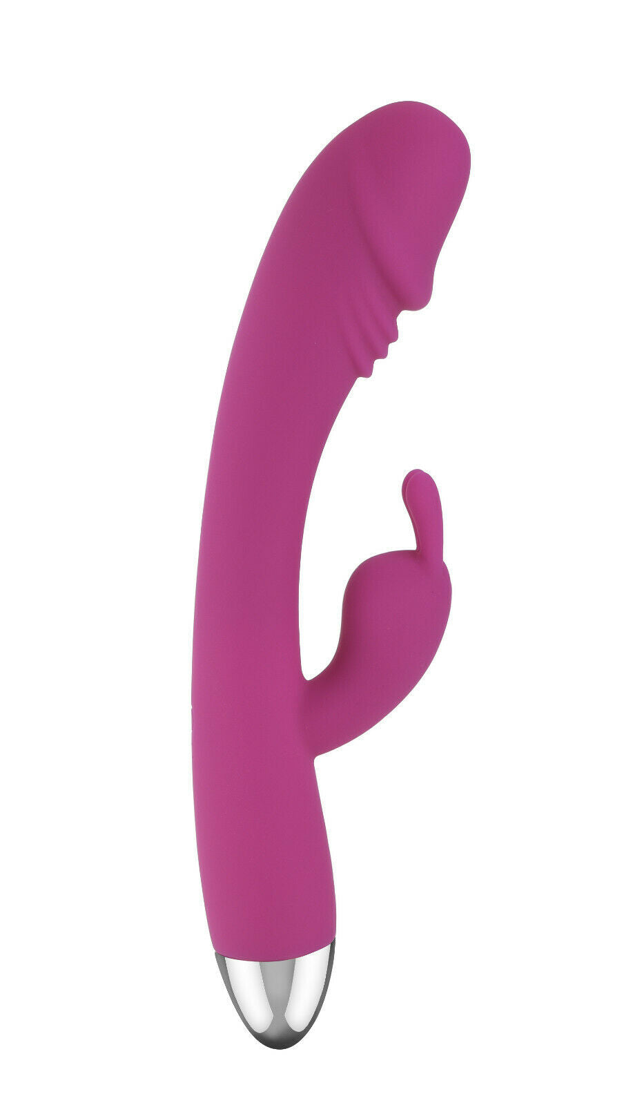 Realistic Curved Penis Rabbit Vibrator, 8 Function