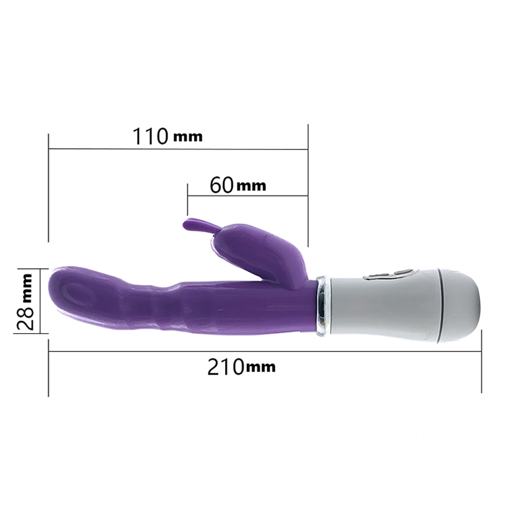 Smooth Rechargeable Rabbit Dildo 12 Function